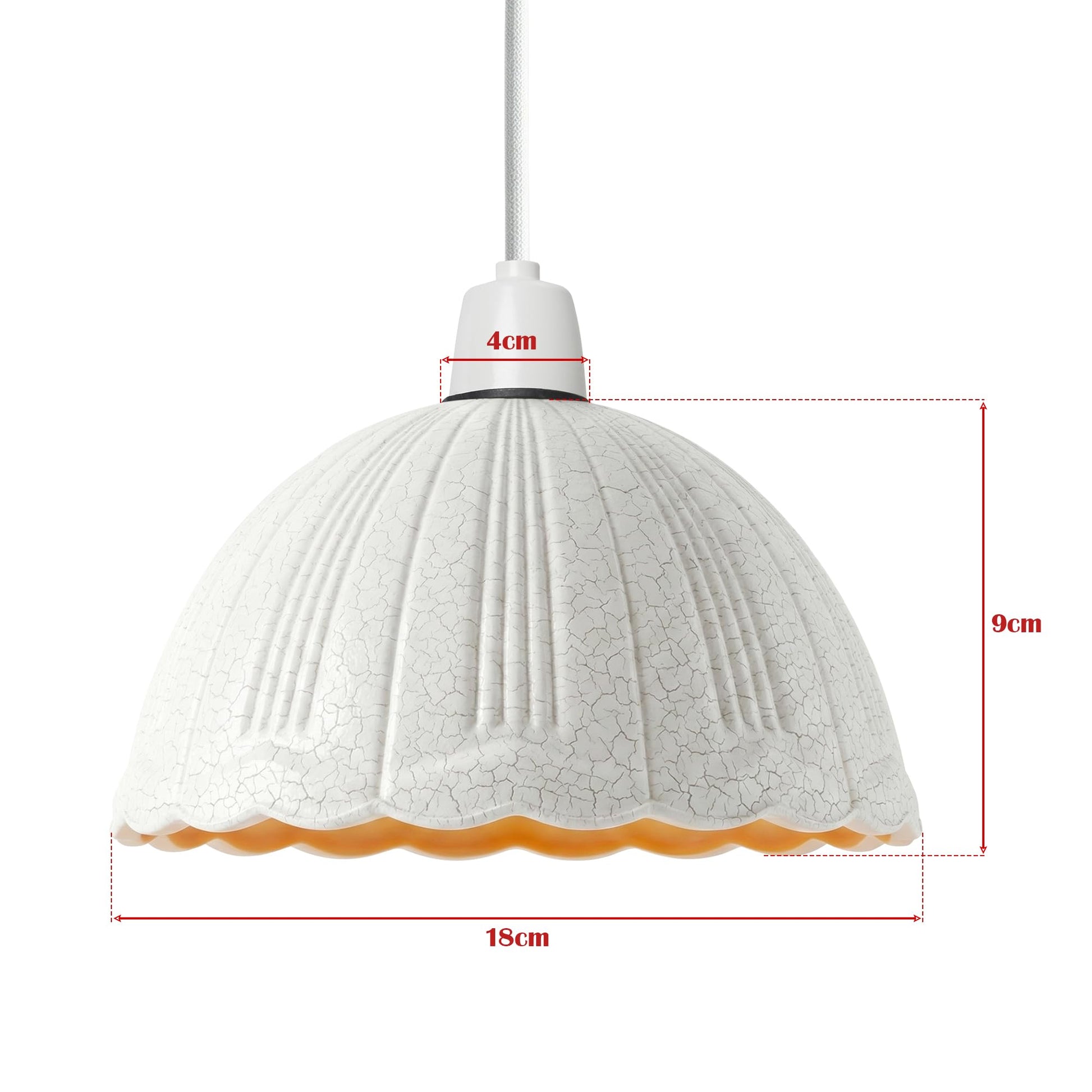 lampshade retro glass easy