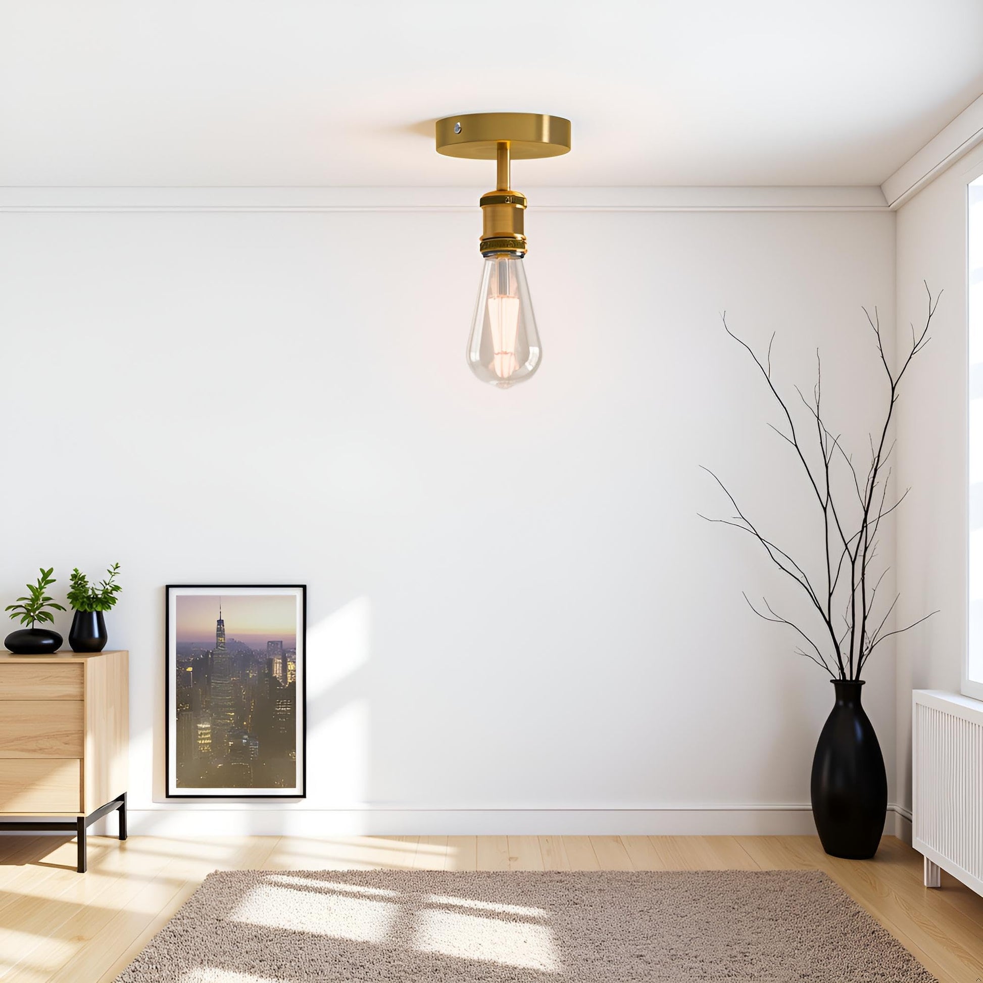 head mount ceiling e27 living