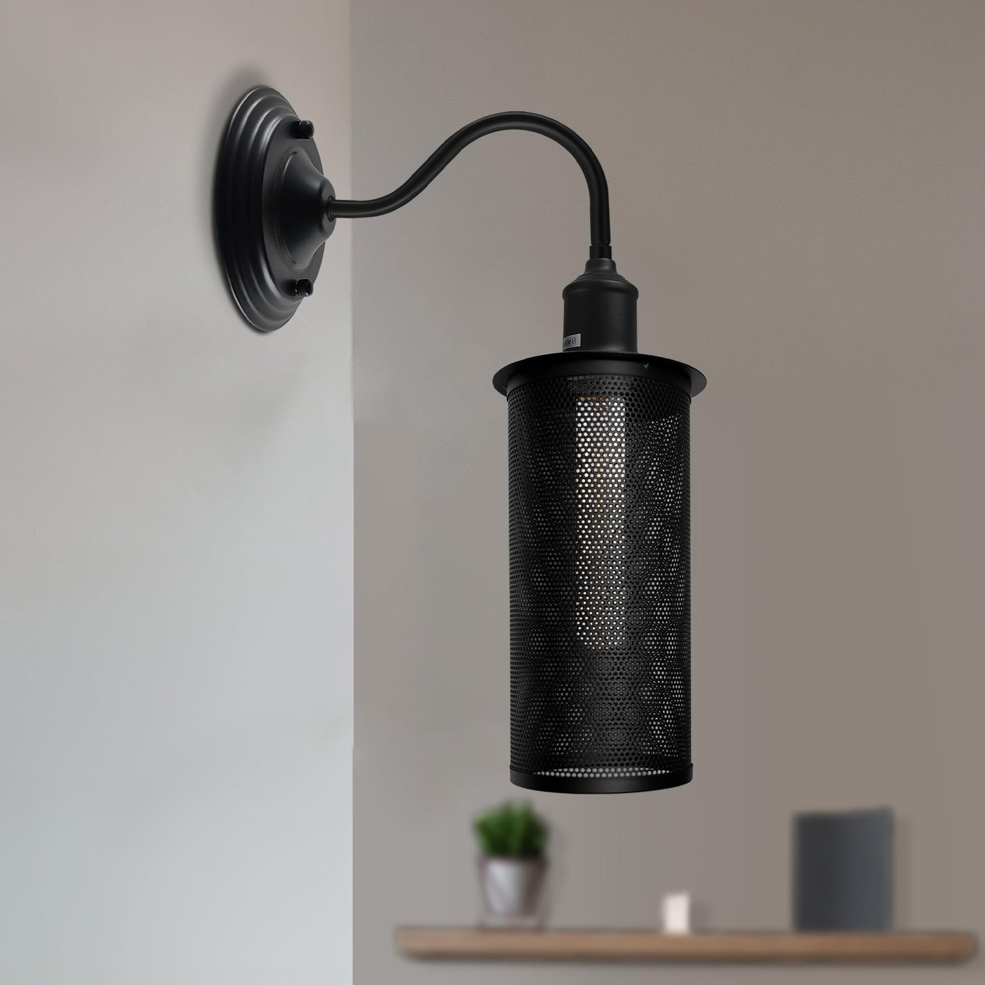 wall industrial lights cord