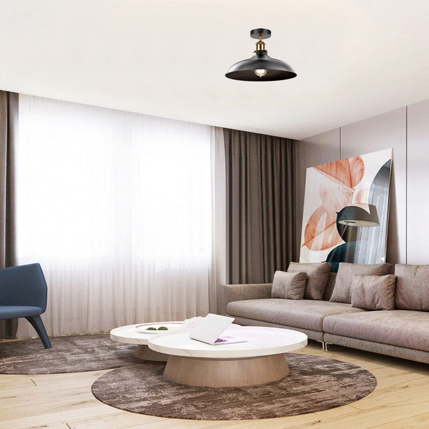 for hanging semi chandelier