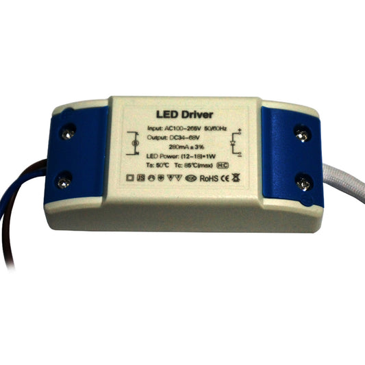 LED Driver DC 18-24W 50-91V Constant Current Low Voltage LED Transformer ~ 3319