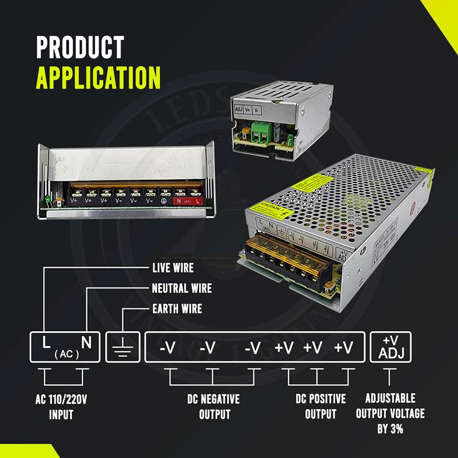 LED Driver DC12V IP20 12w to 720w-Product application 3