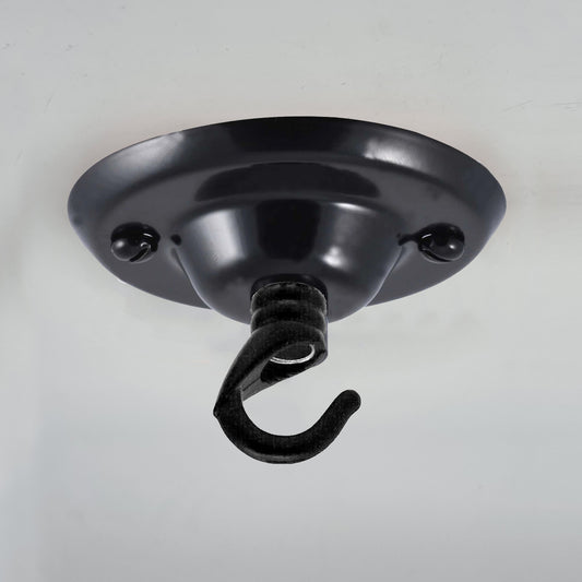 75mm Front Fitting Color Ceiling Hook With Single Point Drop Outlet Plate~1448