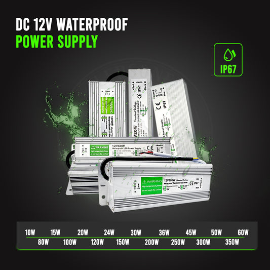 DC12V 250W 20A IP67 LED Driver Power Supply Transformer~3353