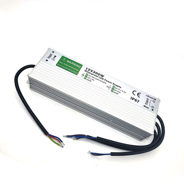 12V 300W IP67 Waterproof LED Driver Constant Voltage ~3354