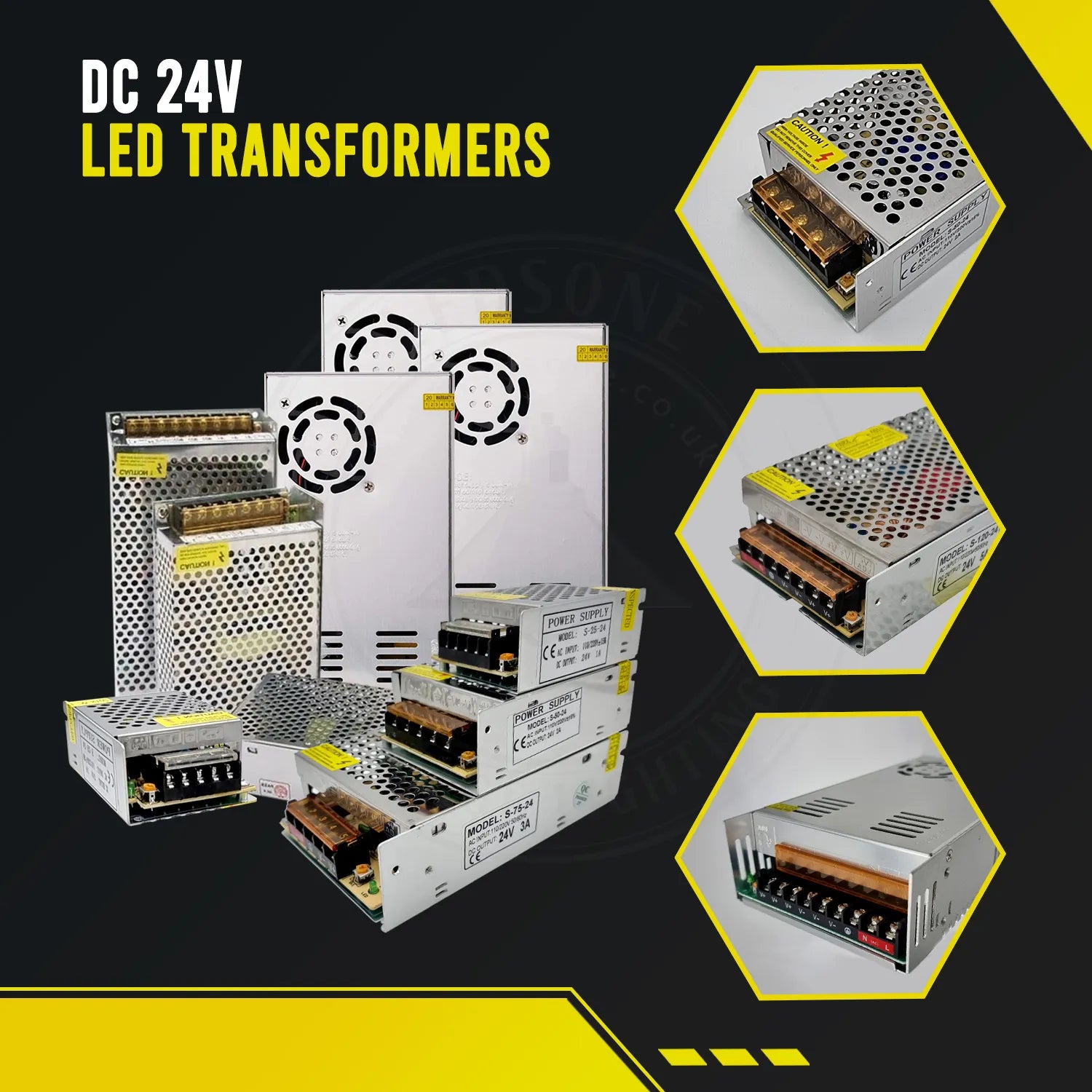 DC 24V 1A 24W IP20 LED Driver Power Supply Transformer – LEDSone UK Ltd