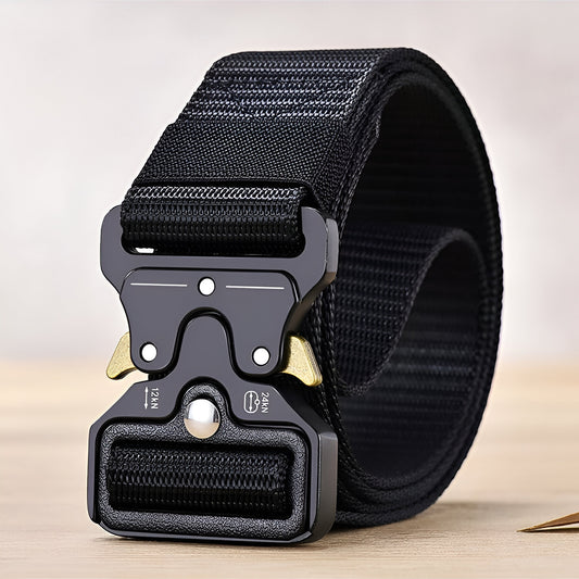 Fabric Trim Men's Belt Adjustable