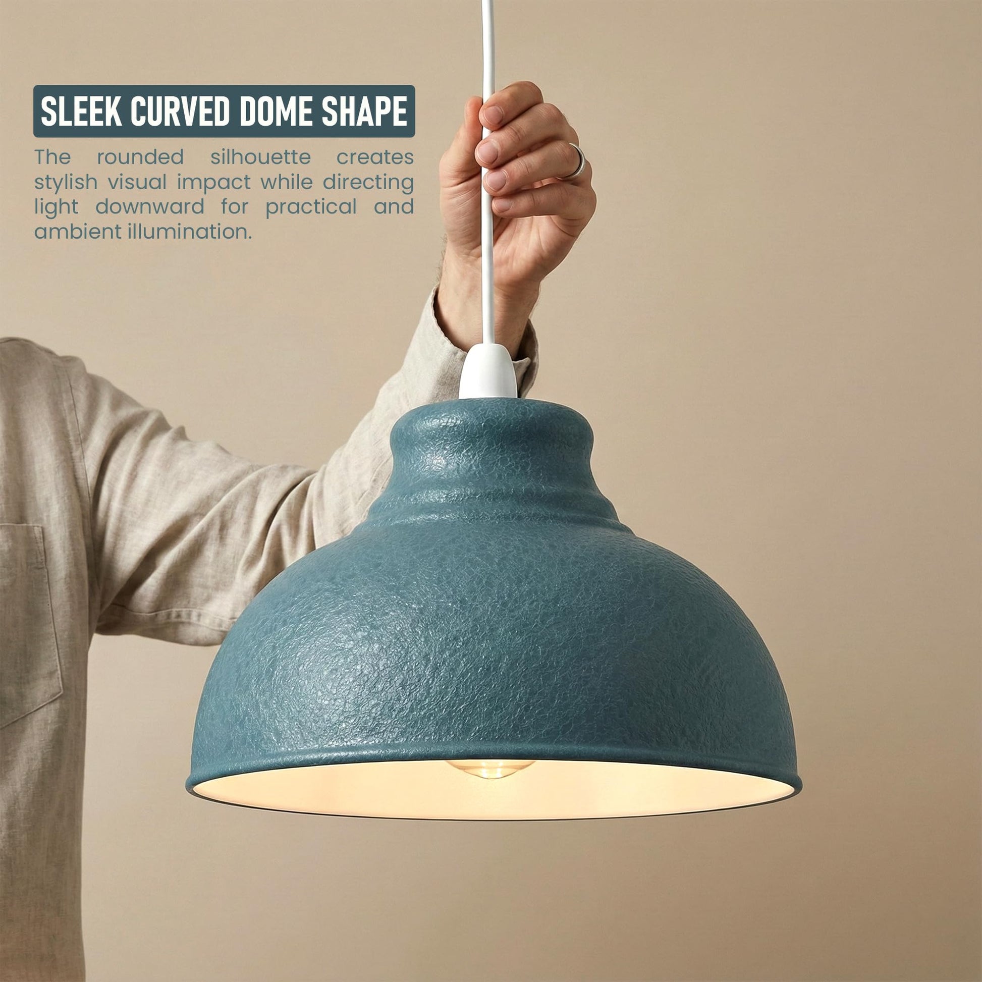 pendant brass light black