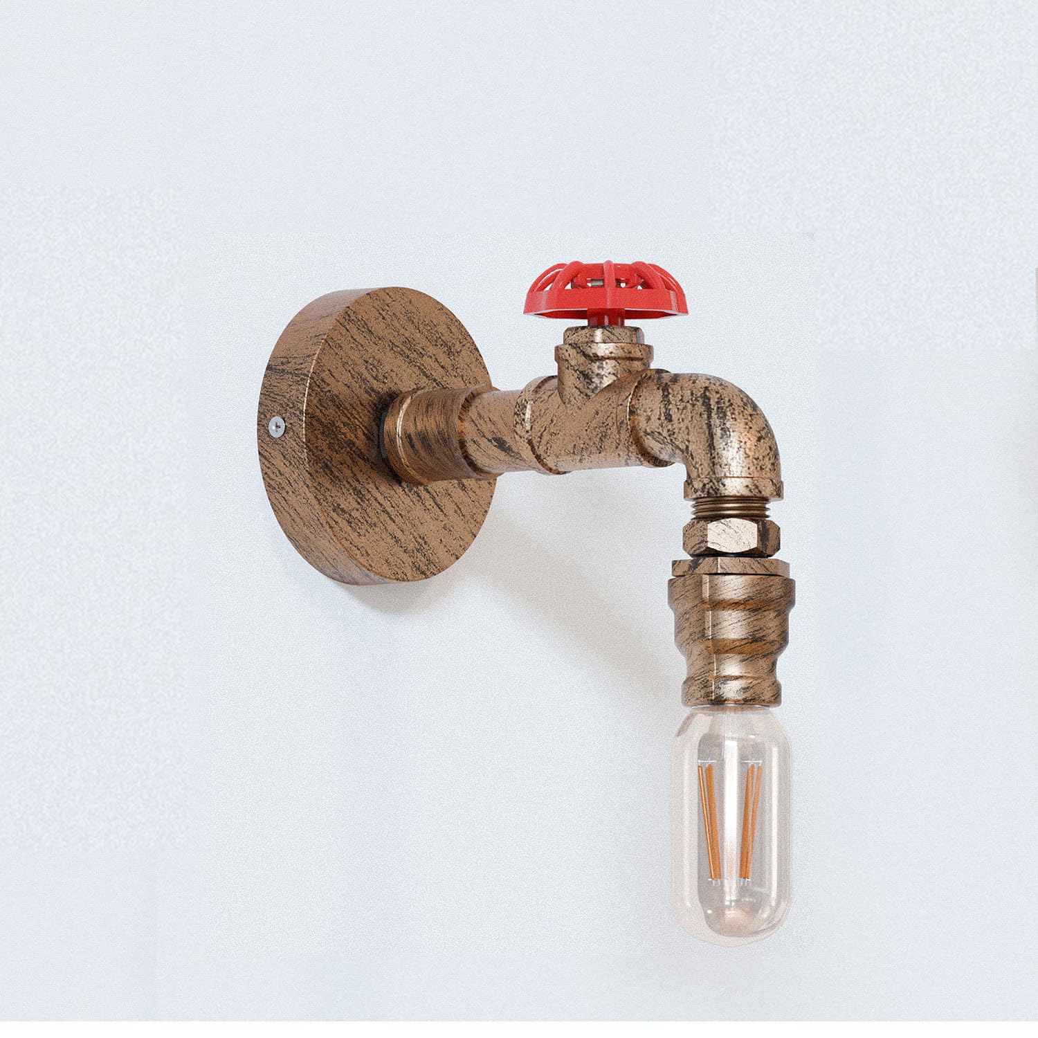 red lights water lamp pipe