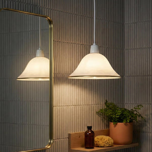 Glass Lamp Shade Replacement 30cm Easy Fit ~6591