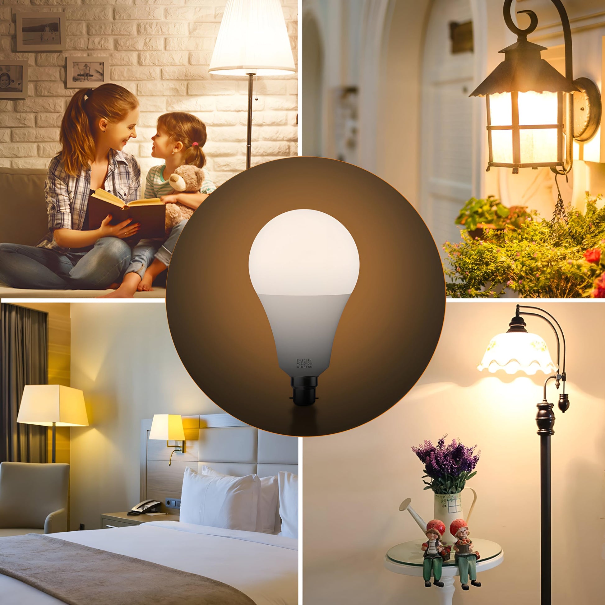 b22 9w f non-dimmable 22w