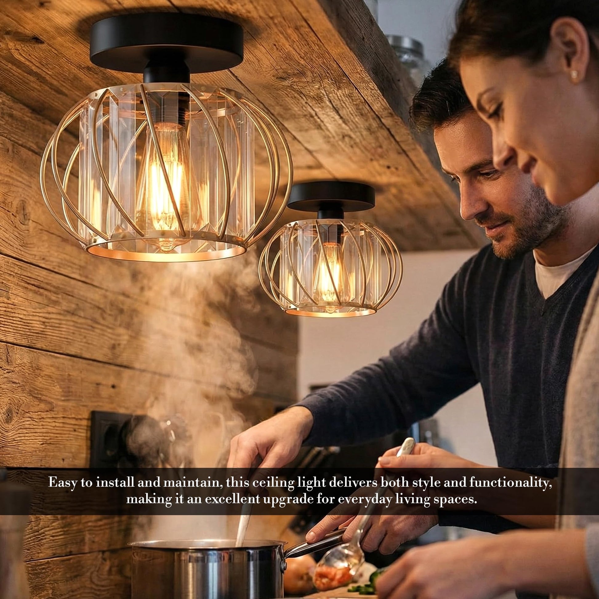 light flush living bedroom