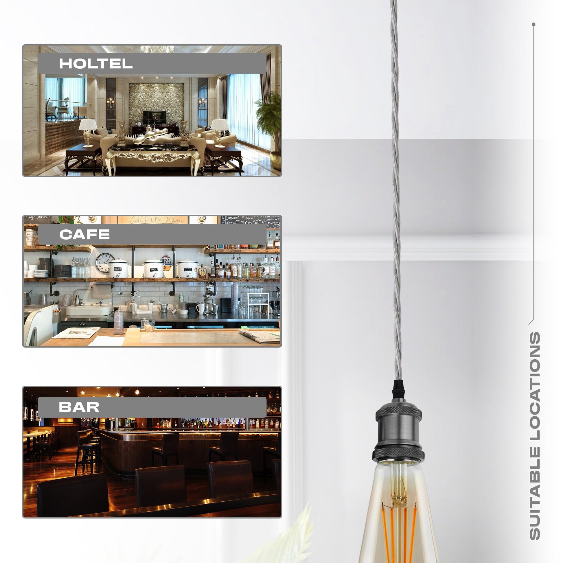 braided wire 3 cable twisted