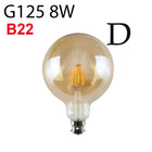 Dimmable Globe Filament LED Bulb – G125, G95 & G80 Models | B22 & E27 Base ~6736