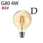 Dimmable Globe Filament LED Bulb – G125, G95 & G80 Models | B22 & E27 Base ~6736