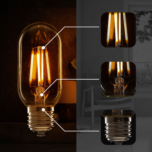 4W T45 E27 LED dimbare vintage filamentlamp~5613