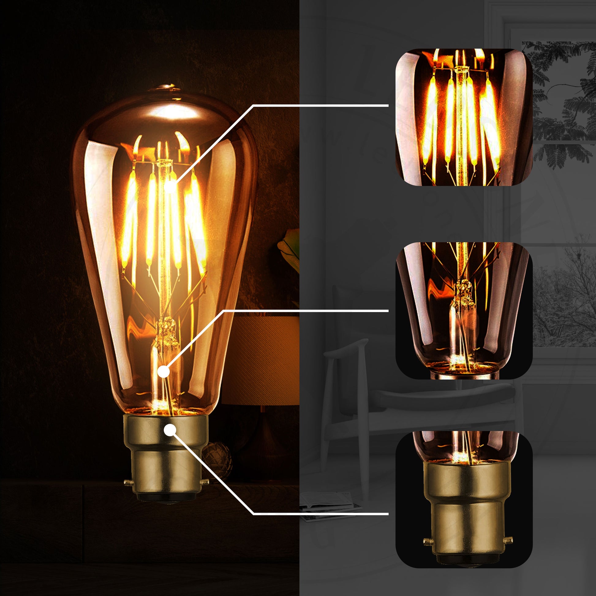 Vintage Bulbs Dimmable