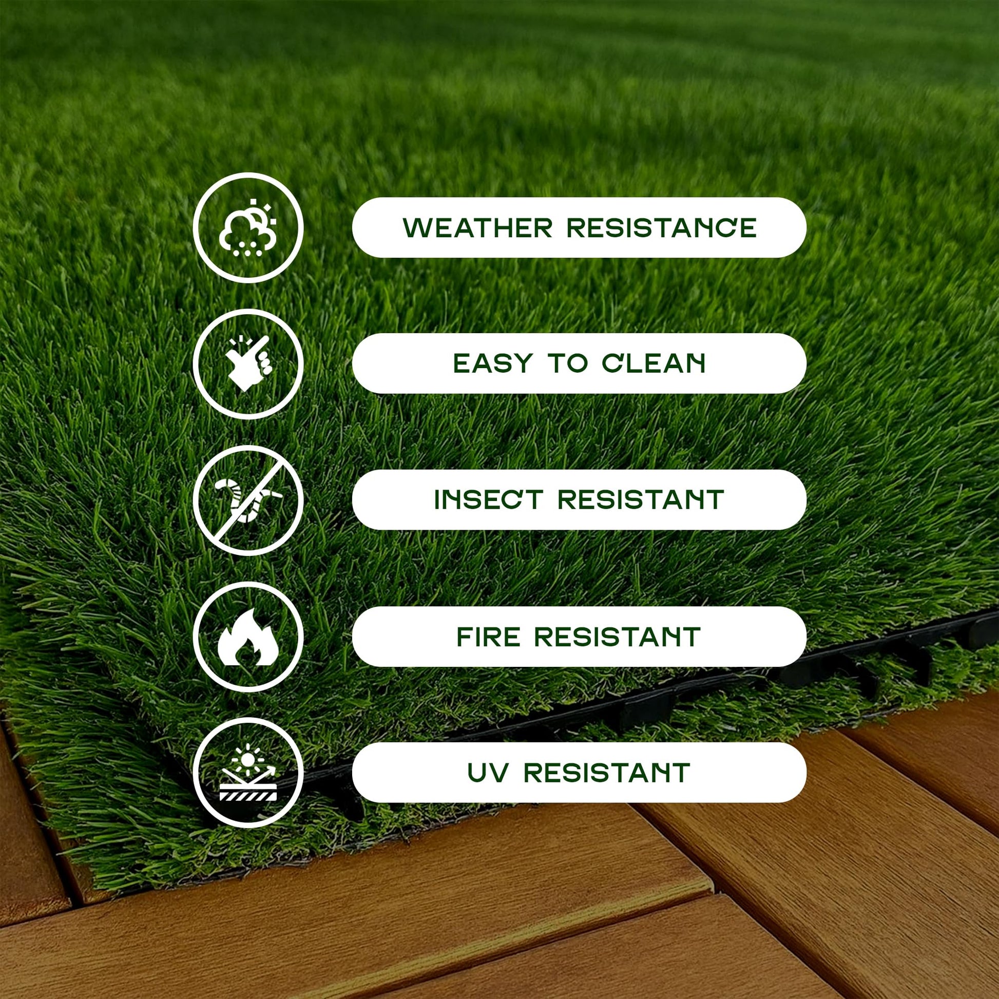 grass balcony patio turf tiles