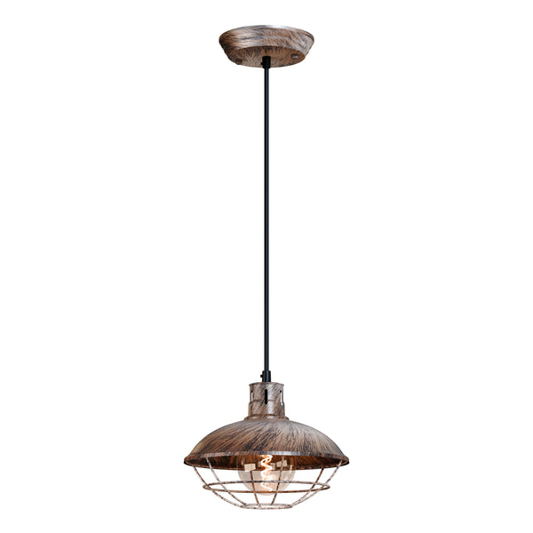 Vintage Nautical Industrial Ceiling Lamp Pendant Light ~5958 – Brushed Copper / Yes