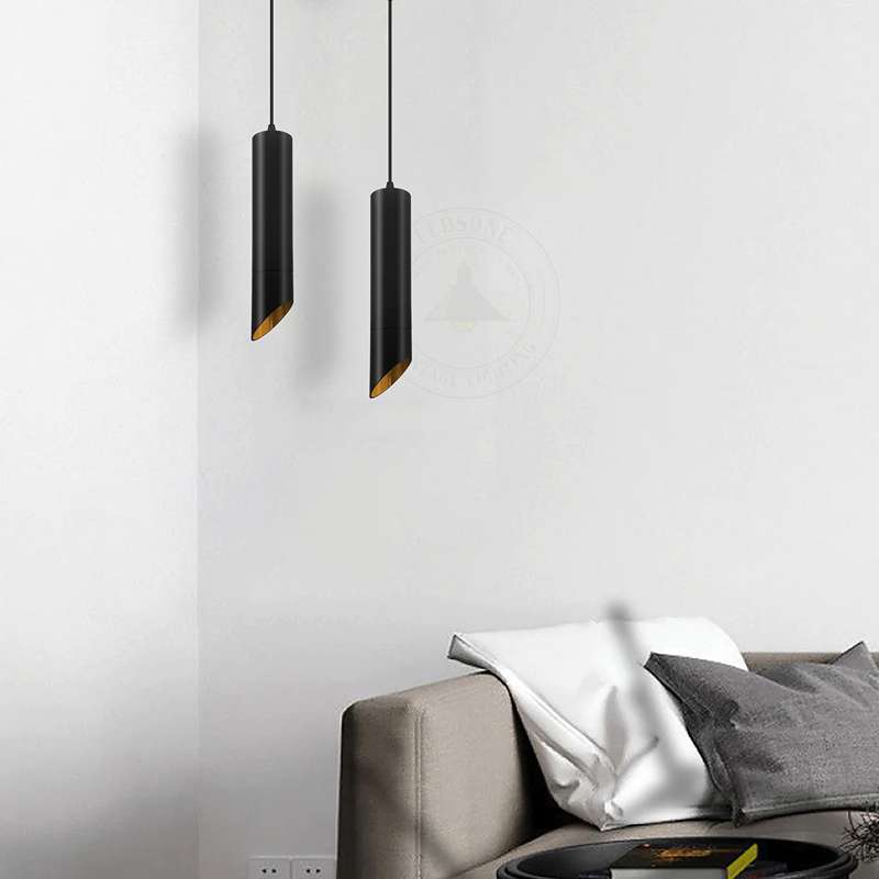 Modern Hanging Fixture Gold Inner Range GU10 Pendant Light-App 7