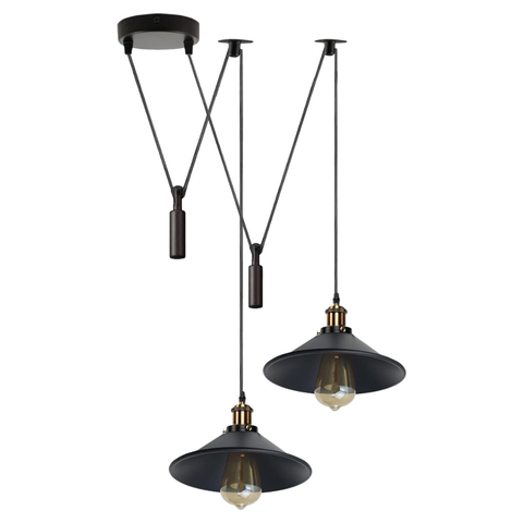 2 Light Spider Pendant Hanging Lamp ~6507