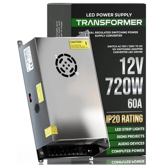 IP20 12V 60A 720W DC Switching Power Supply ~902