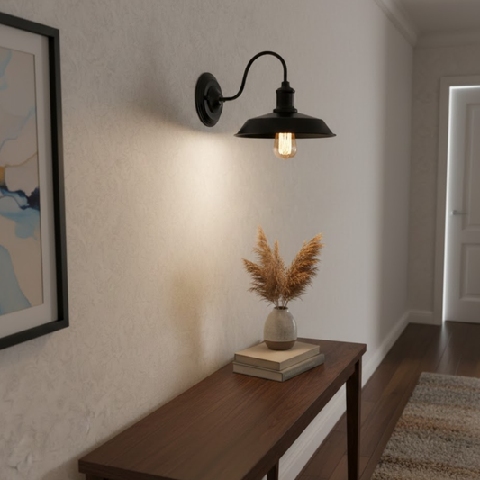 E27 Swan Neck Wall Sconce Fixture ~6506