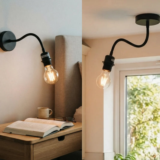 Flexible Arm Light Fixer for Wall / Celiing E27 Dimmable ~6389