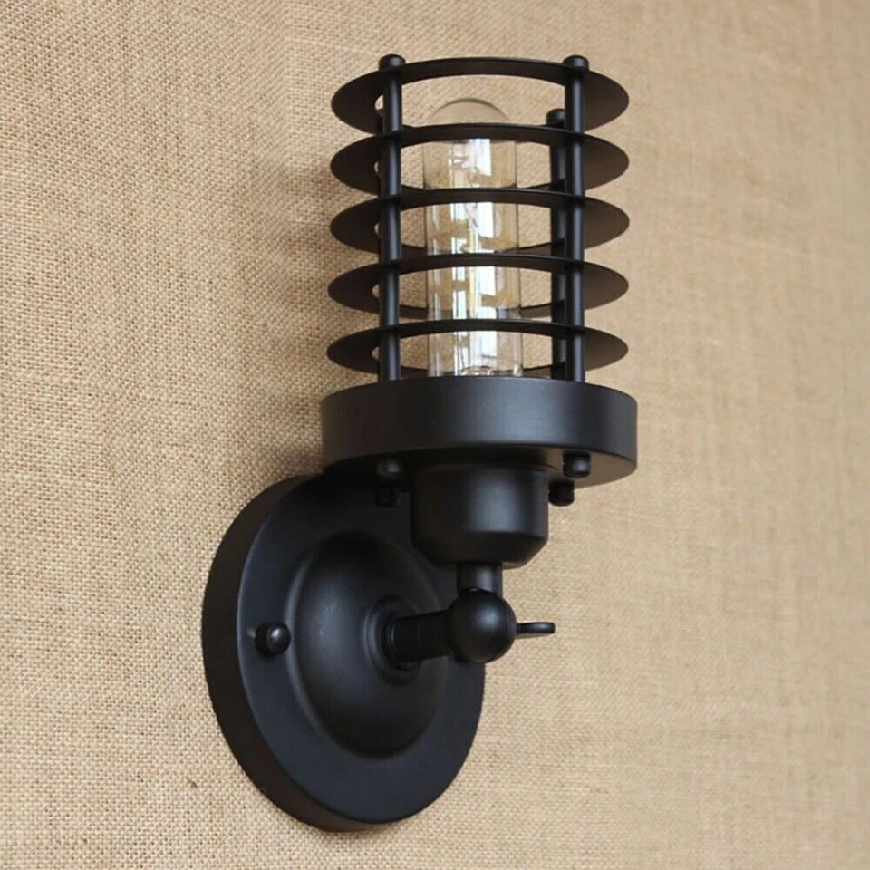 Wall Light Round Cage Wall Light cage wall light vintage wall light wall light light sconce wall lighting industrial wall light indoor vintage industrial retro wall sconce wall lights wall sconce lighting wall light fixtures wall sconces sconces wall lighting light wall