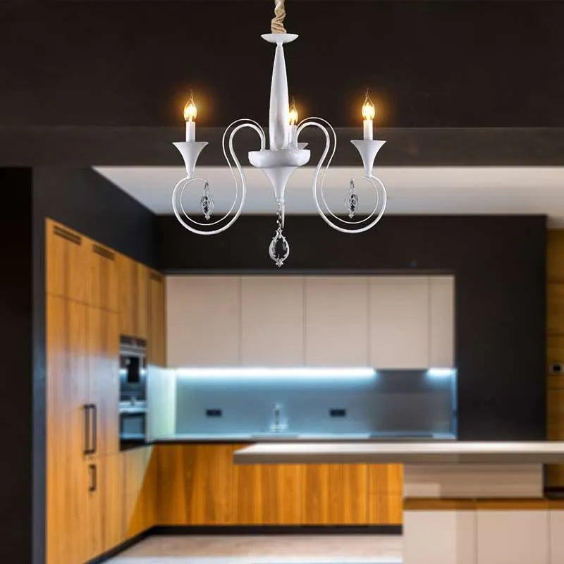 Ceiling crystal chandelier lights for Kitchen  Dining Room