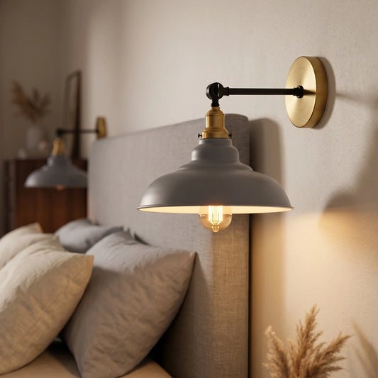 Aplique de pared vintage ajustable estilo industrial ~3464