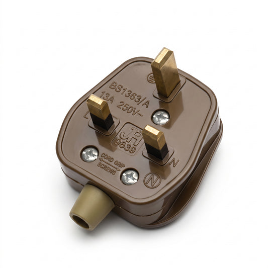 13A UK 3 Pin Plug Rewirable Fused Mains Plug 250V~6809