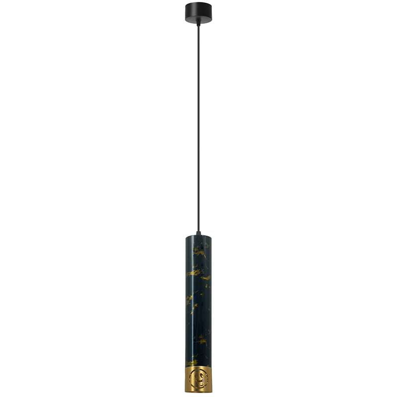 Pendant Long Tube Light Modern Cylinder Pipe Contemporary-obsidian