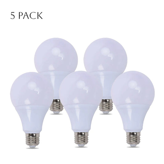 LED bulbs 5W E27 Screw Energy Saving Cool White incandescent bulb 5 pack~4479