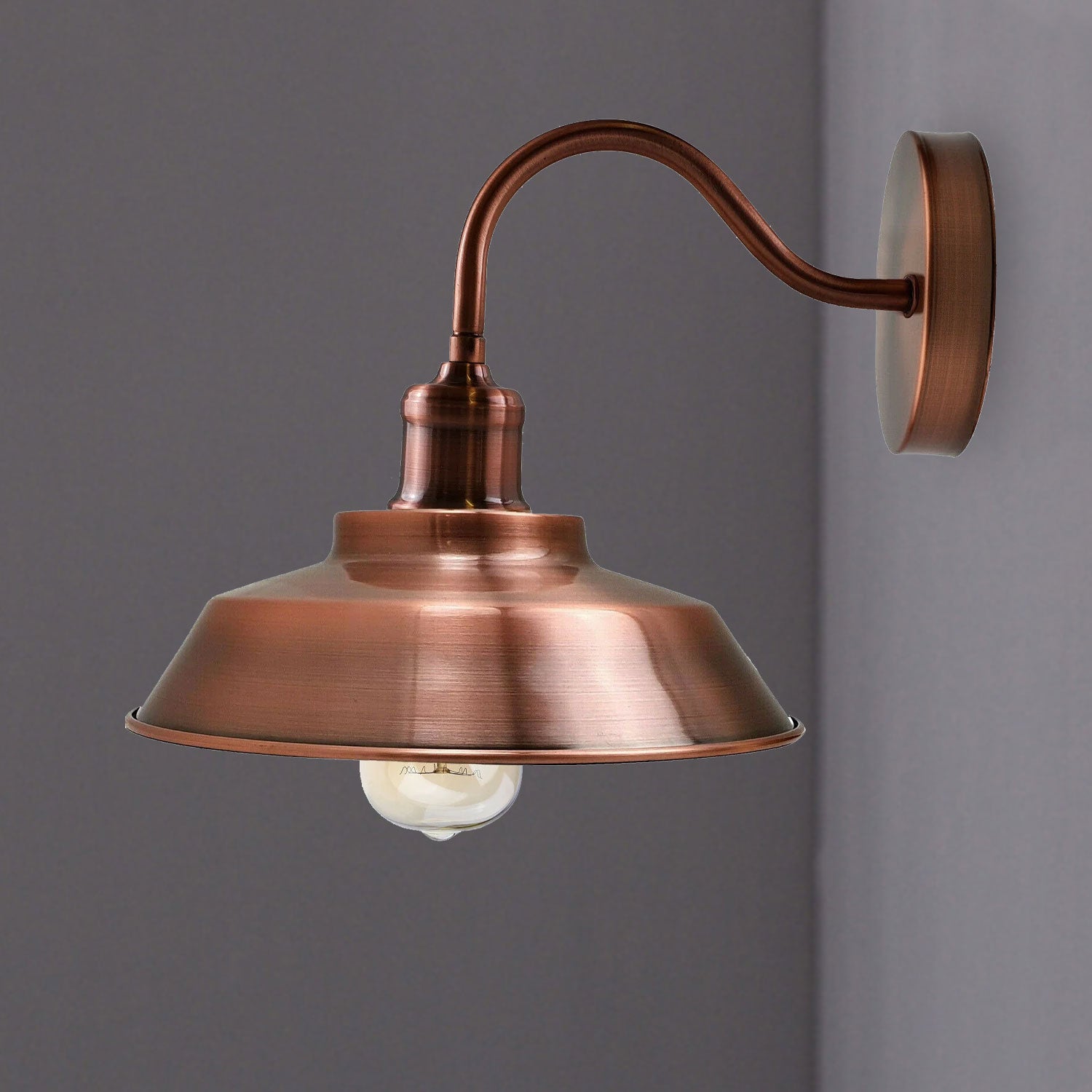 Copper Indoor Industrial Wall Light Modern Wall Sconce Fittings E27 Socket~1739
