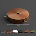 Side Fitting 100mm Ceiling Rose With Hole~1012