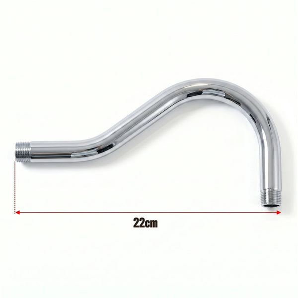 Zwanenhalsbocht buisfitting Metaal 20mm Buitendraad -5653 – Chroom