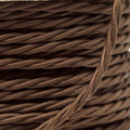 Vintage Brown Twisted Fabric Cable 2-Core Braided Lighting Flex 0.75mm~4770