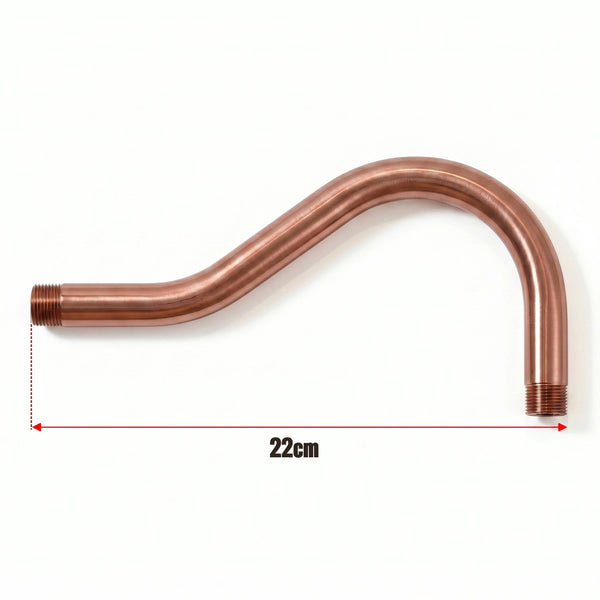 Zwanenhalsbocht buisfitting Metaal 20mm Buitendraad -5653 – Koper