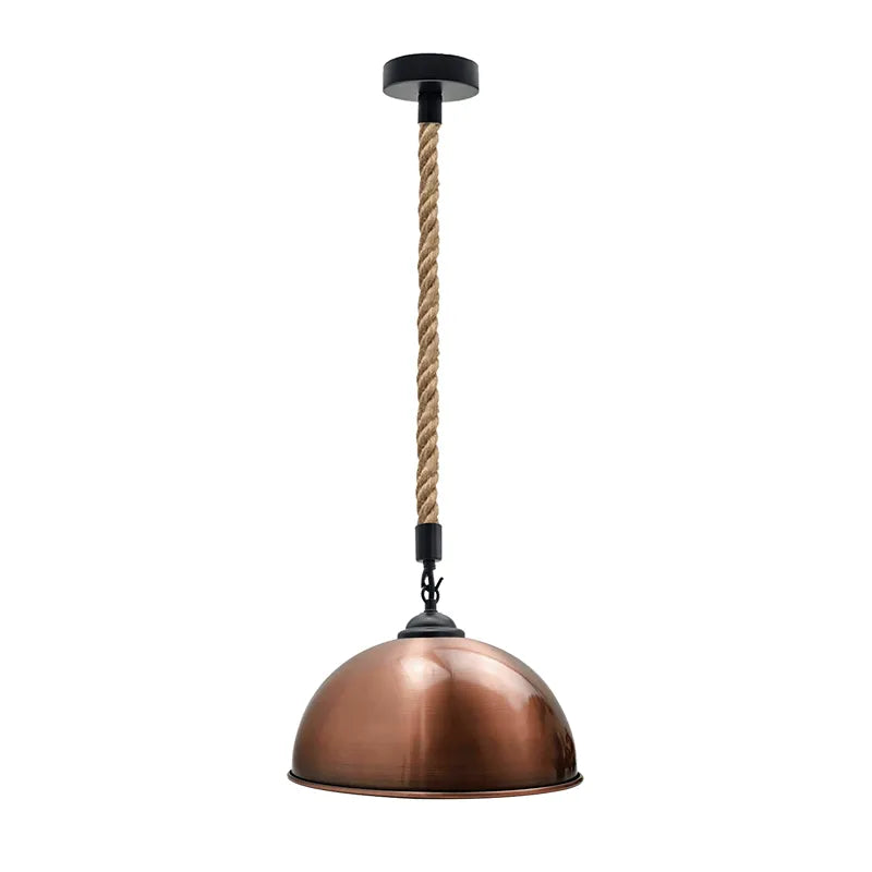 copper Metal Dome Shade Ceiling Pendant Lamp