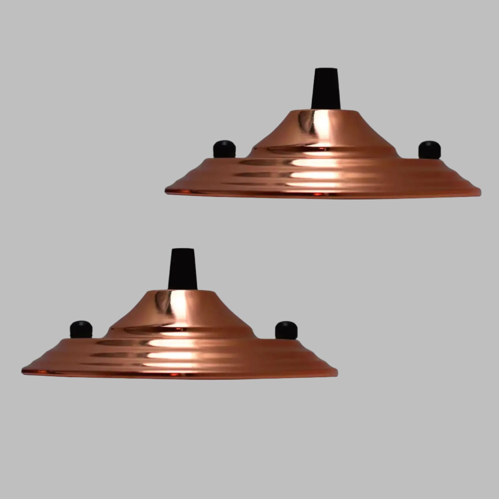 140mm ceiling rose with cable grip for pendant lightvv