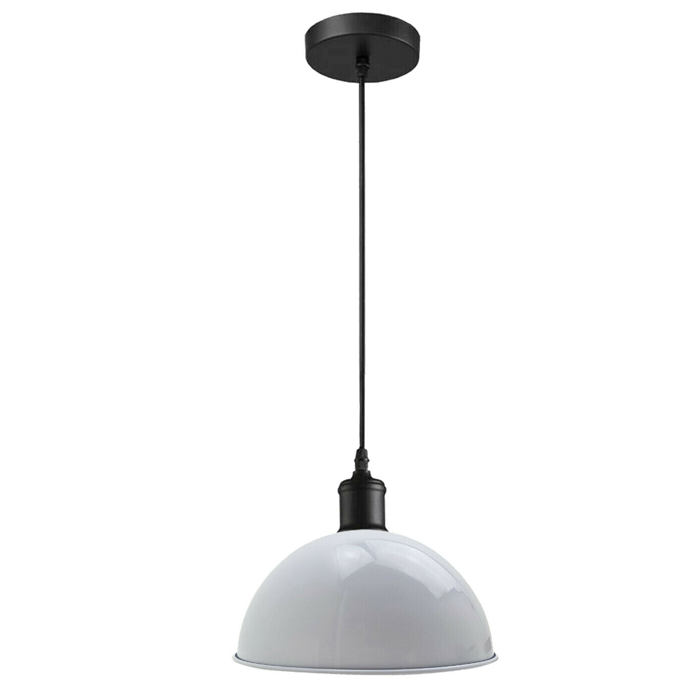 White Dom Shade ceiling Hanging Light