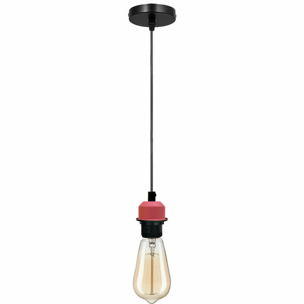 Modern Industrial E27 Pendant Light Kit 95cm Adjustable ~5760 – 01 Pack / Yes