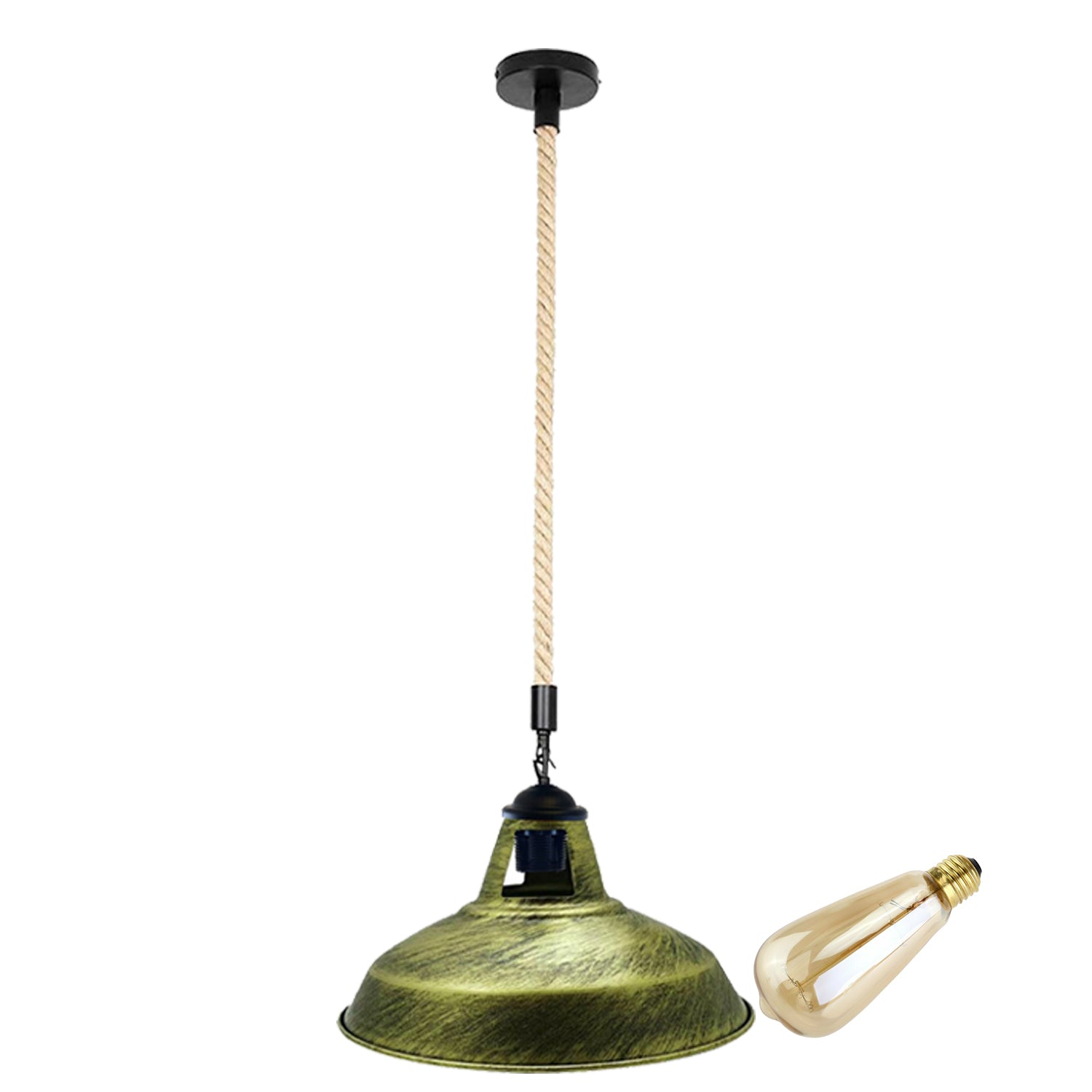 brushed brass ceiling pendant light