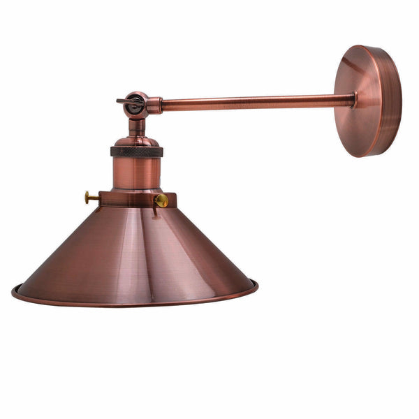 Industrial Wall Lights Fittings Adjustable Wall Lamps for Rooms ~2552 – Copper / No