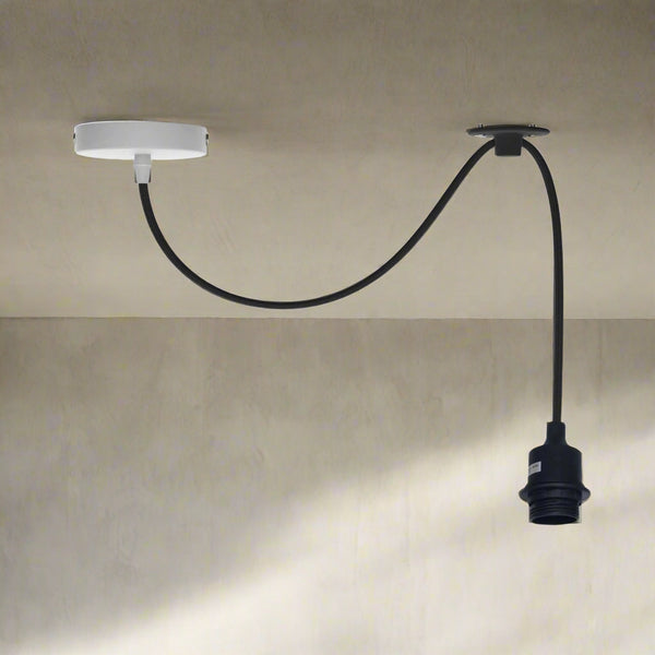 Vintage Industrial Spider Ceiling Light Chandelier Pendant Lamp ~ 5762 – Black / No