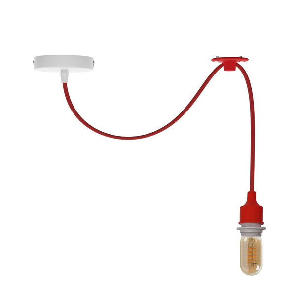 Vintage Industrial Spider Ceiling Light Chandelier Pendant Lamp ~ 5773 – Red / Yes