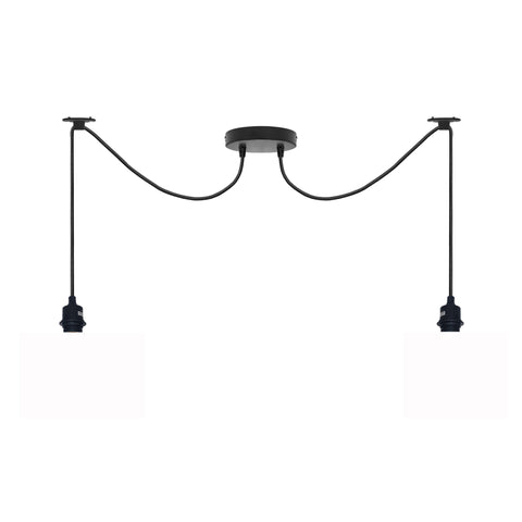 Spiral 2 Light Pendant lamp Fitting ~6432