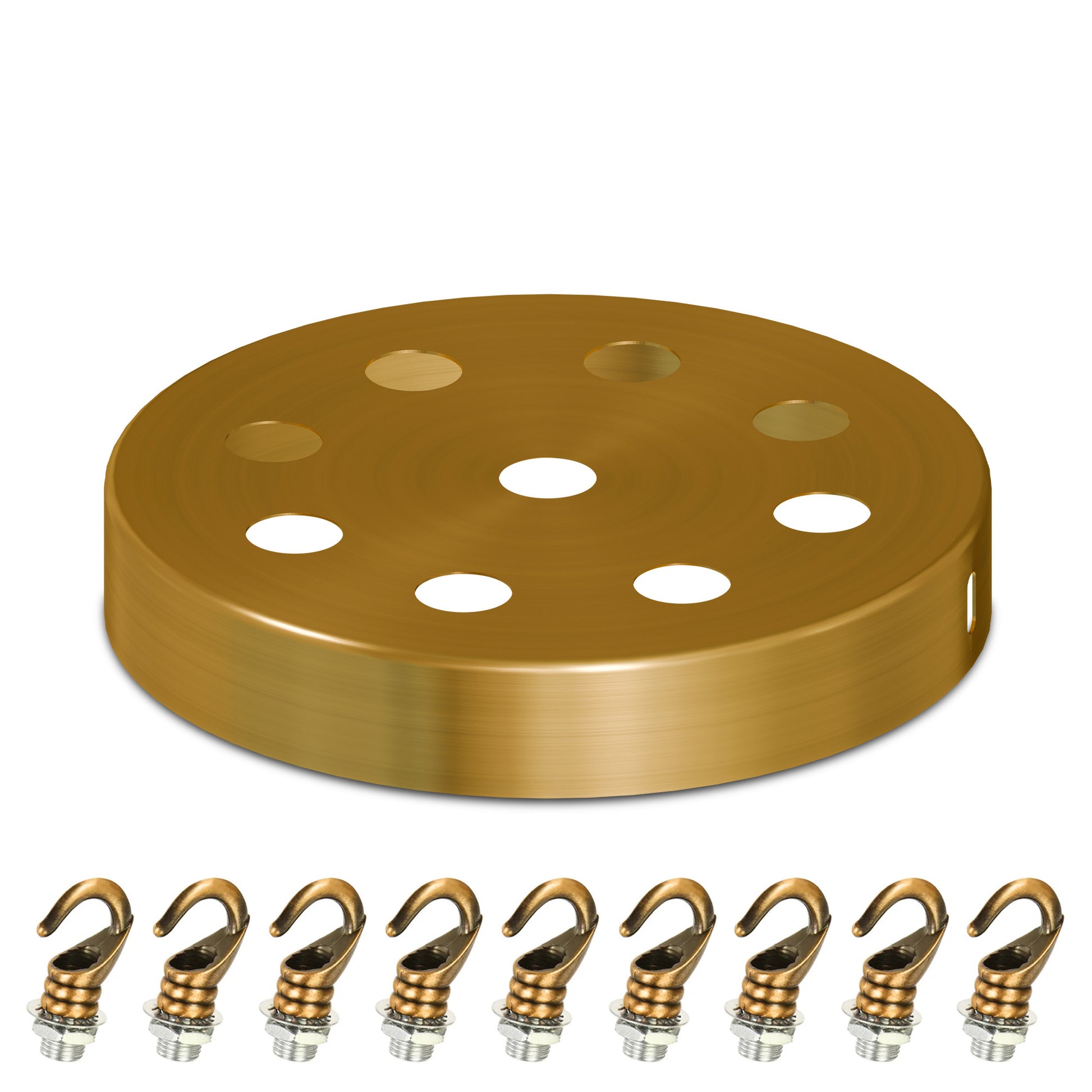 6-inch plastic ceiling rose with pendant light holder, energy-efficient design