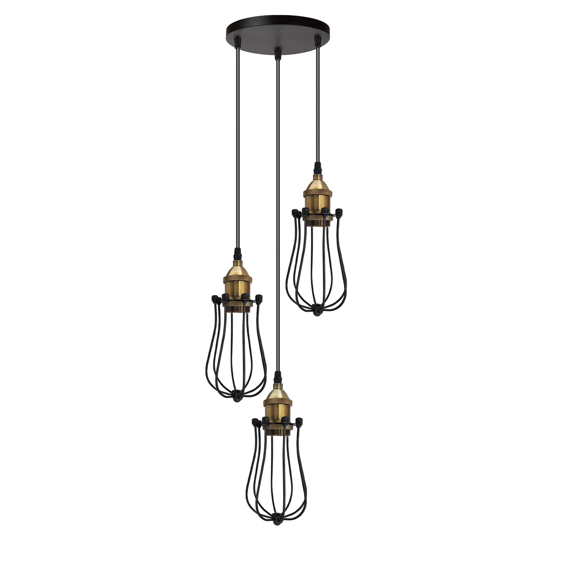 3 light cluster pendant hanging lights